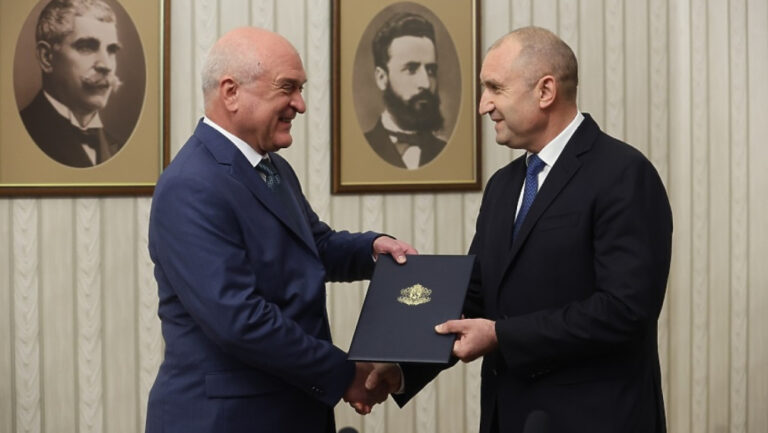 Президентът Румен Радев отново определи Димитър Главчев за служебен премиер
