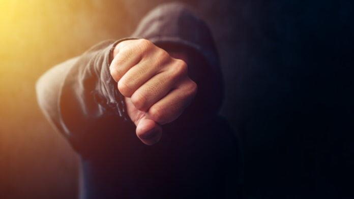 Crime, violence and bullying concept