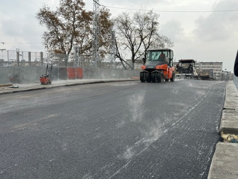 Започна асфалтирането на Бетонния мост в Пловдив