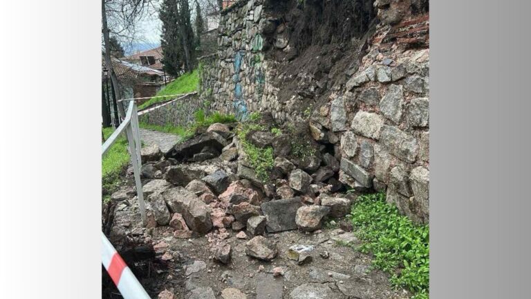 Срутване край Небет тепе: Античната крепостна стена не е засегната