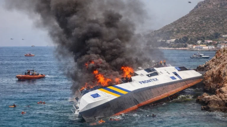 Кораб на Frontex потъна край Кастелоризо, на борда беше посланик на Естония