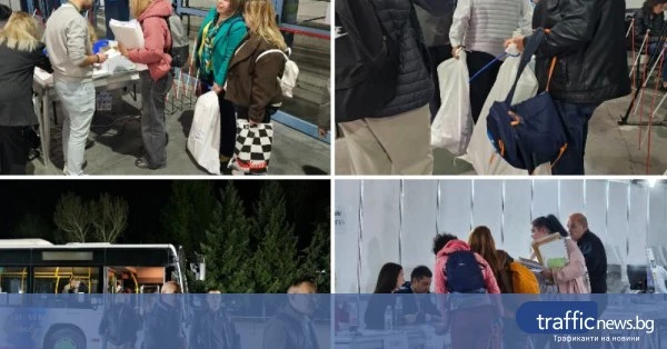 Пристигане на секции в 16 РИК и напрежение пред Панаира