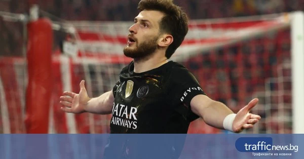 Кварацхелия продължава да чупи рекорди в Шампионската лига