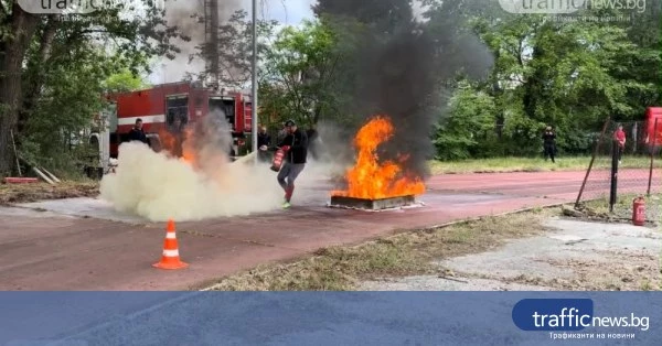 Областно състезание по пожароприложен спорт се проведе в Пловдив