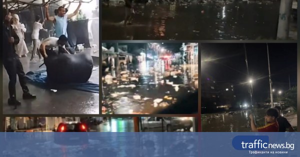 Столипиново потъна в плаващи отпадъци след бурята, жители ловиха с въдици