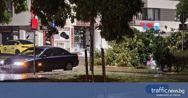 Пловдив под вода след лятна буря