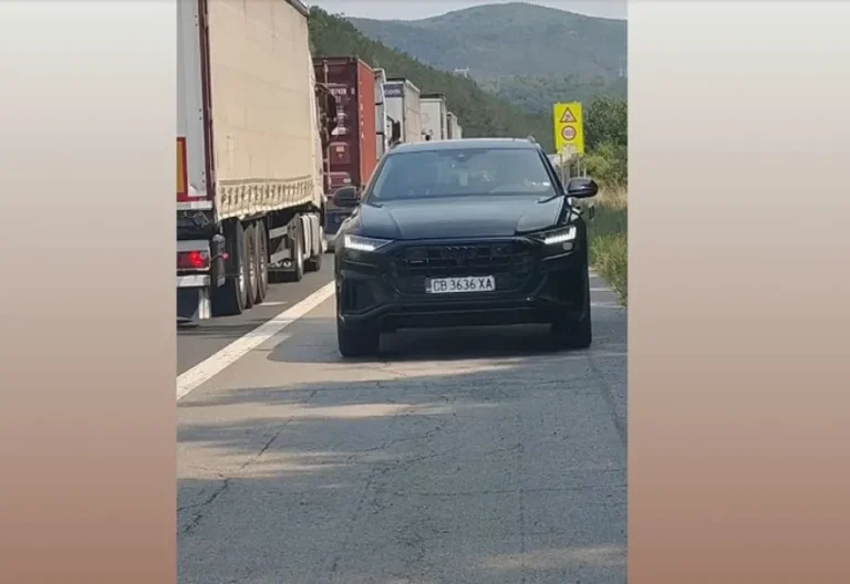 Джип премина в аварийната лента срещу движението на АМ Тракия